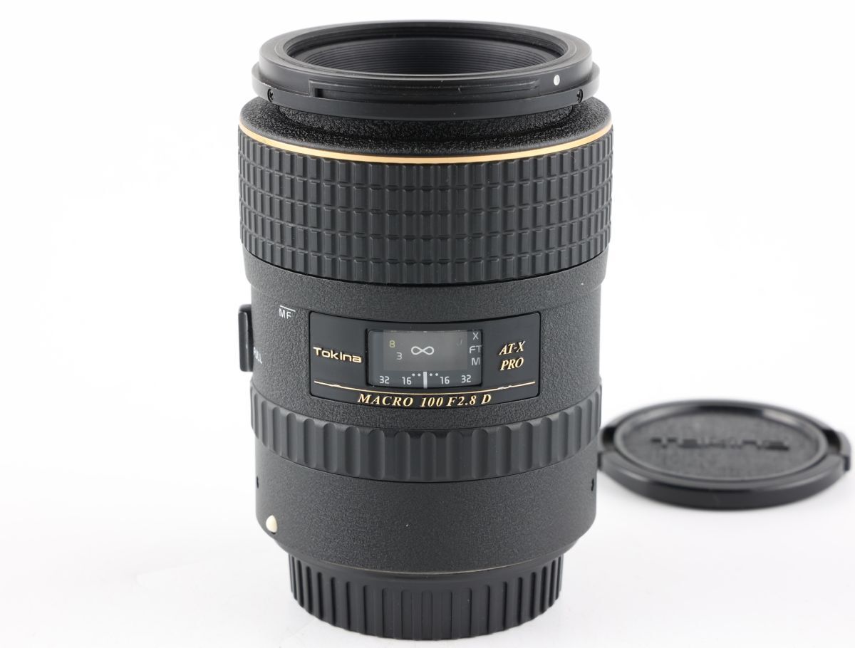 【かめらや】4409 Tokina AT-X PRO MACRO 100mm F2.8D AF単焦点 マクロレンズ キヤノン EFマウント