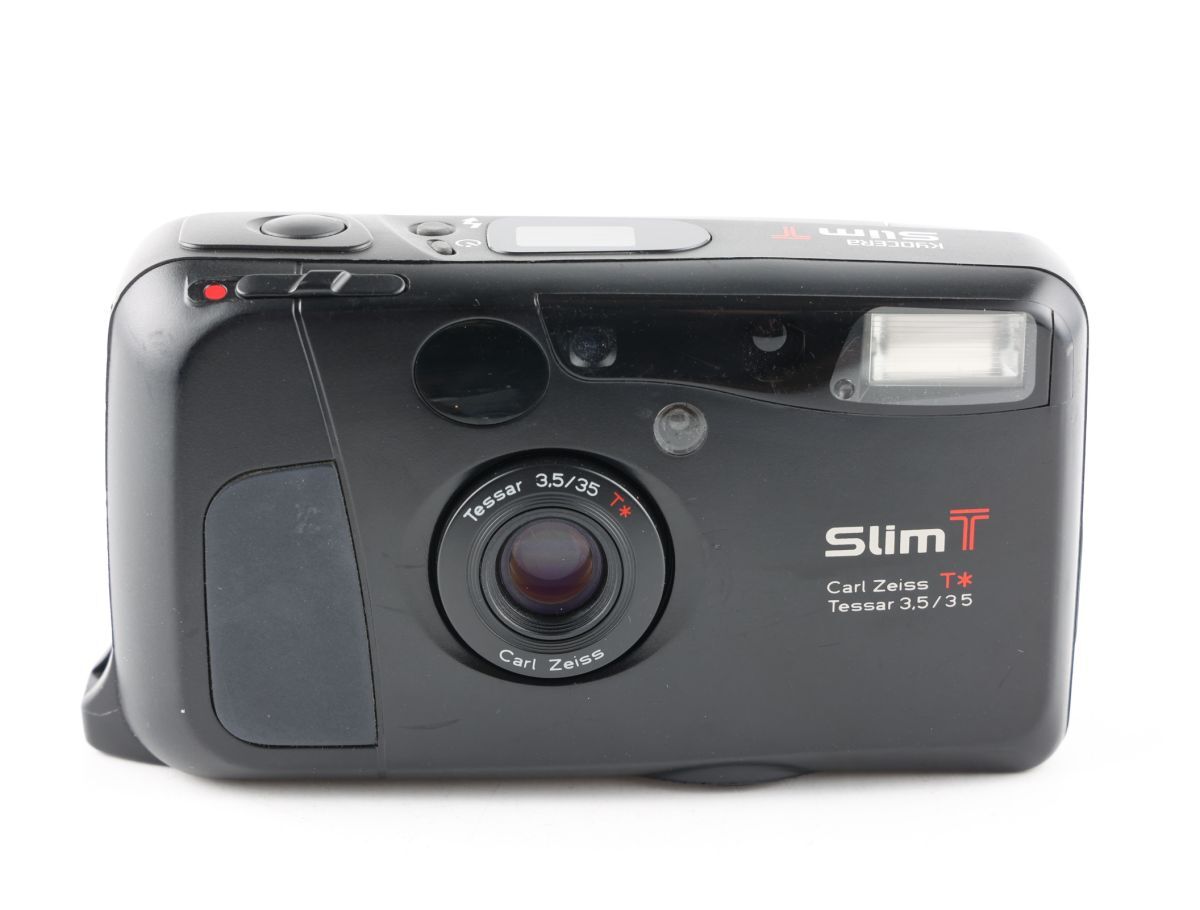 【かめらや】4504 ジャンク品 KYOCERA Slim T Carl Zeiss T* Tessar 35mm F3.5 単焦点 コンパクトカメラ