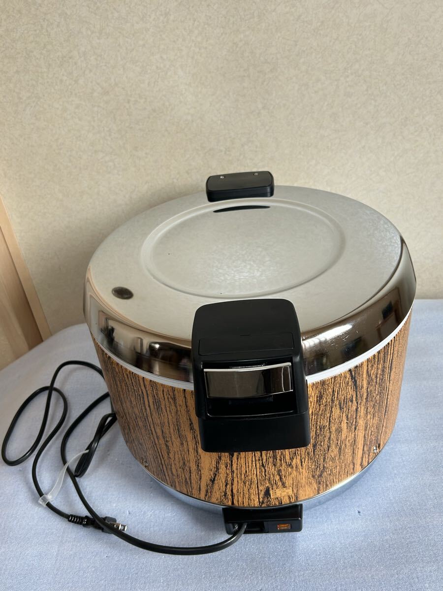 TIGER タイガー 業務用 電子ジャー JHA-4000型 木目 4.0 L 保温専用 保温ジャー 94年製 中古現状品