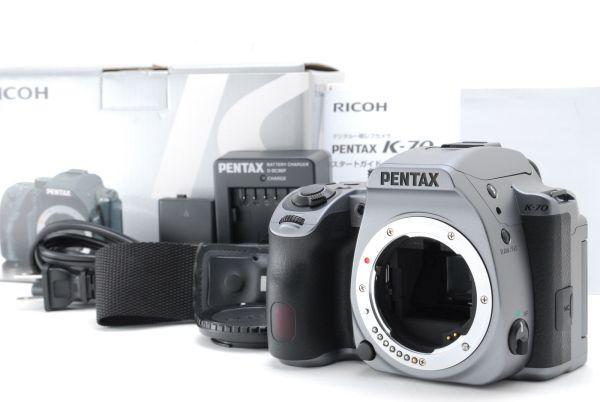 [A Top Mint] PENTAX K-70 Silver 24.0 MP Digital SLR Camera w/Box From JAPAN 9766