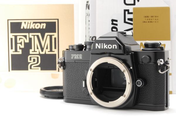[A Top Mint] Nikon New FM2 FM2N Black 35mm SLR Film Camera w/Box From JAPAN 9754