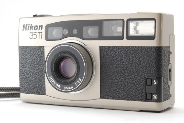 [B V.Good] Nikon 35Ti 35mm Point & Shoot Film Camera Body w/Case From JAPAN 9691