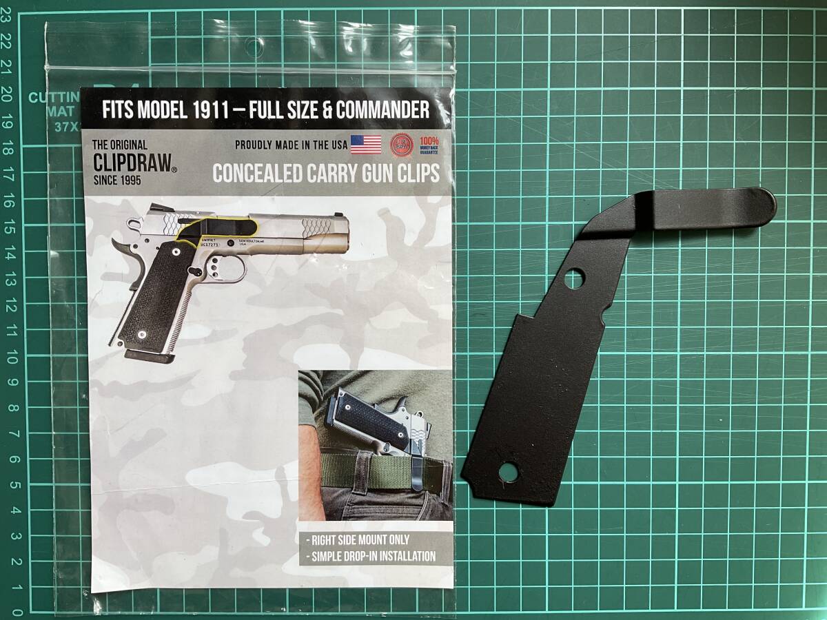 ベルトクリップ　フルサイズ ガバメント 1911系用 fits model