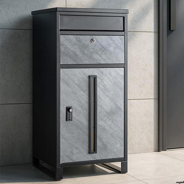 【ポストと宅配ボックスが一体化し、郵便物も荷物もこれ一台】 宅配ボックス 大容量 ポスト一体型 戸建て 置き配 複数投函 防水 135L