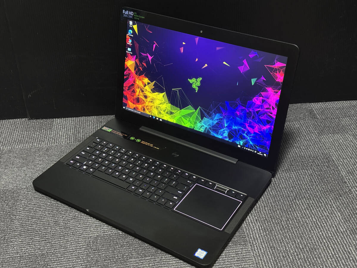 1円スタート ★ RAZER BLADE Pro 17インチ・RZ09-02202 / Quad-Core i7-7700HQ / 16GB / 256GB + 2TB / GTX1060 6GB GDDR5 ★ おまけ付き〜