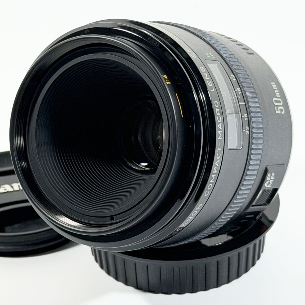 動作品 Canon COMPACT-MACRO EF 50mm f2.5 レンズ 美品