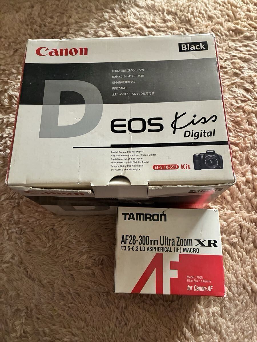 Canon EOS Kiss CANON キャノン EF-S 18-55U Kit TAMRON AF28-300mmUltra ZoomXR デジタル一眼レフカメラ