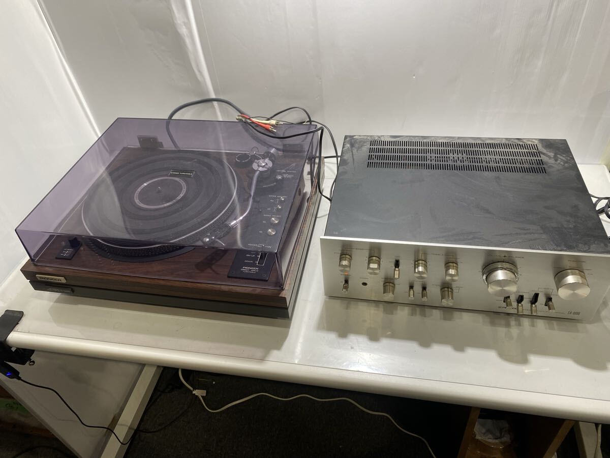 64053【自宅保管品】オーディオ機器セット Pioneer PL-1200A ターンテーブル ダイレクトドライブ SA-8800 AMPLIFIER プリメインアンプ
