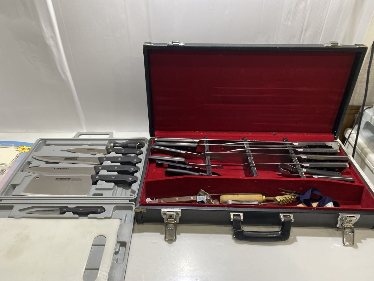 62445【自宅保管品】調理器具 包丁おまとめ グレステン/堺孝行/HACK MESSERなど 栓抜き/鱗取り
