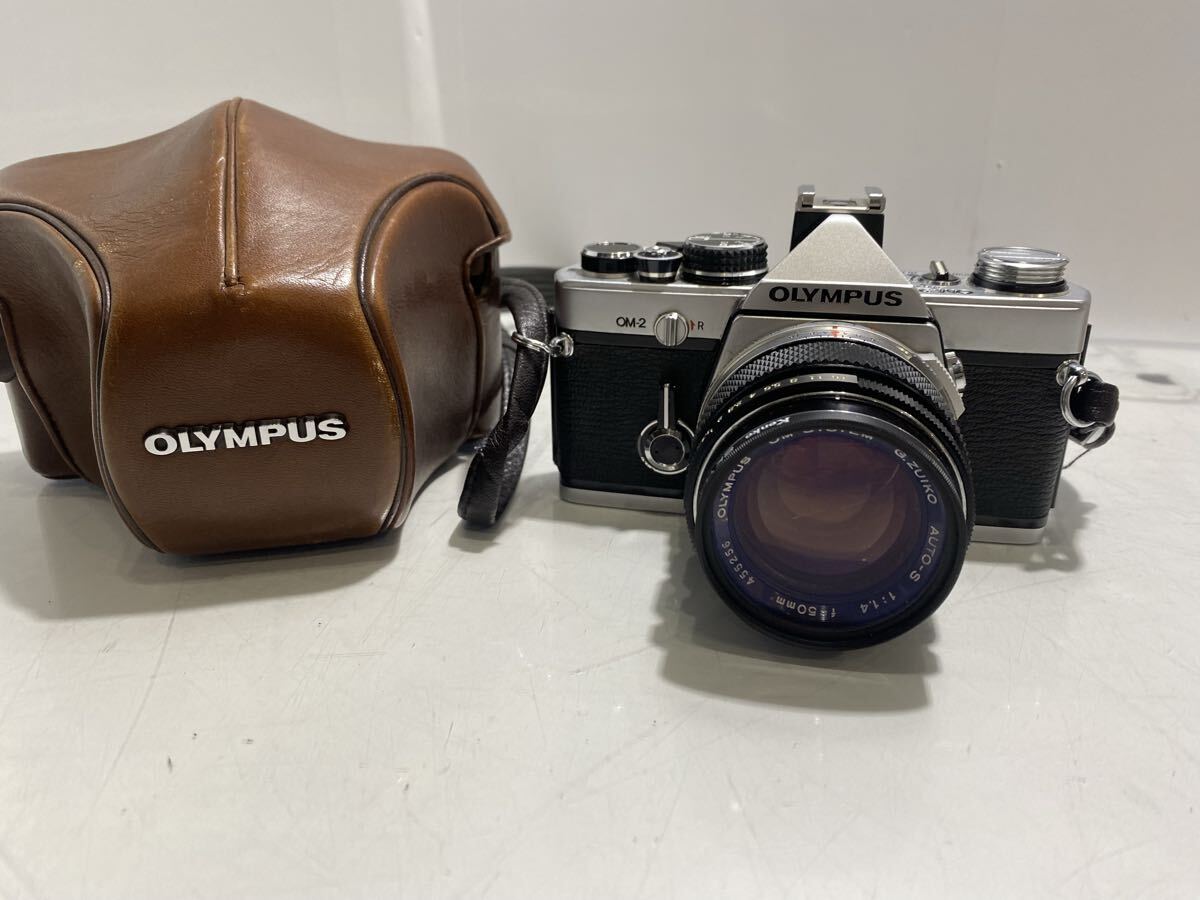 63990【自宅保管品】OLYMPUS OM2 オリンパス 一眼レフフィルムカメラ レンズ付 OM-SYSTEM G.ZUIKO AUTO-S 1:1.4 f=50