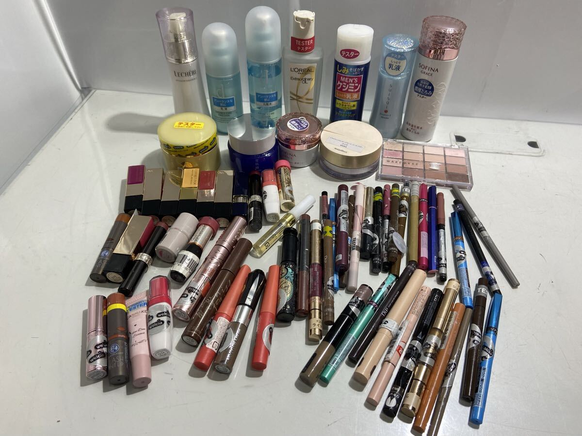 B0325-1　化粧品　メイク品　ｄプログラム　ソフィーナルシェリ　アイシャドウ　パウダー　リップ　マスカラ　中古品