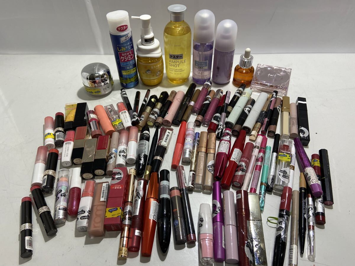 B0325-2　化粧品　メイク品　ｄプログラム　DEW　アイシャドウ　リップ　マスカラ　中古品