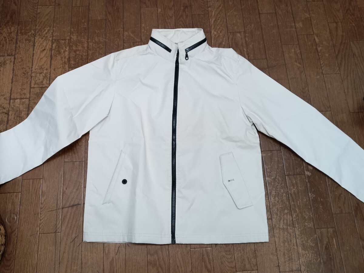 66136 SUGO SHELL メンズMサイズ スゴシェル ジップアップ 白色 ※煙草臭あり※〈自宅保管品〉