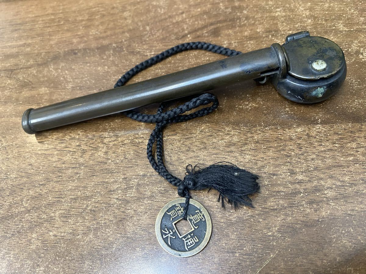 65036 龍文堂？ 矢立 年代物？ 骨董品 レトロ アンティーク 筆記具〈自宅保管品〉