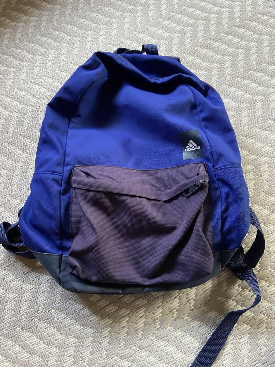 65424　アディダス　リュック　adidas ブルー　鞄
