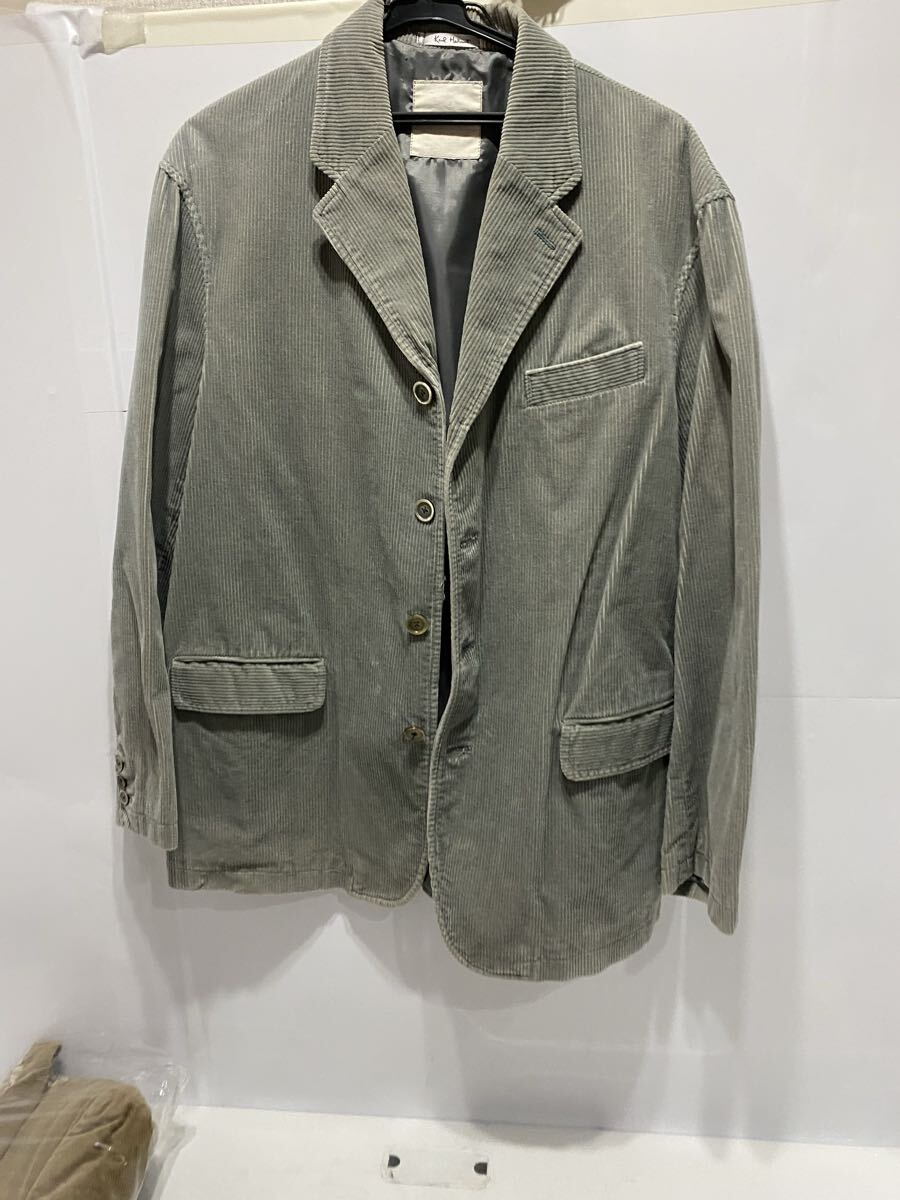 65334 カールヘルム メンズジャケット コーデュロイ素材 グレー系 サイズ不明〈自宅保管品〉
