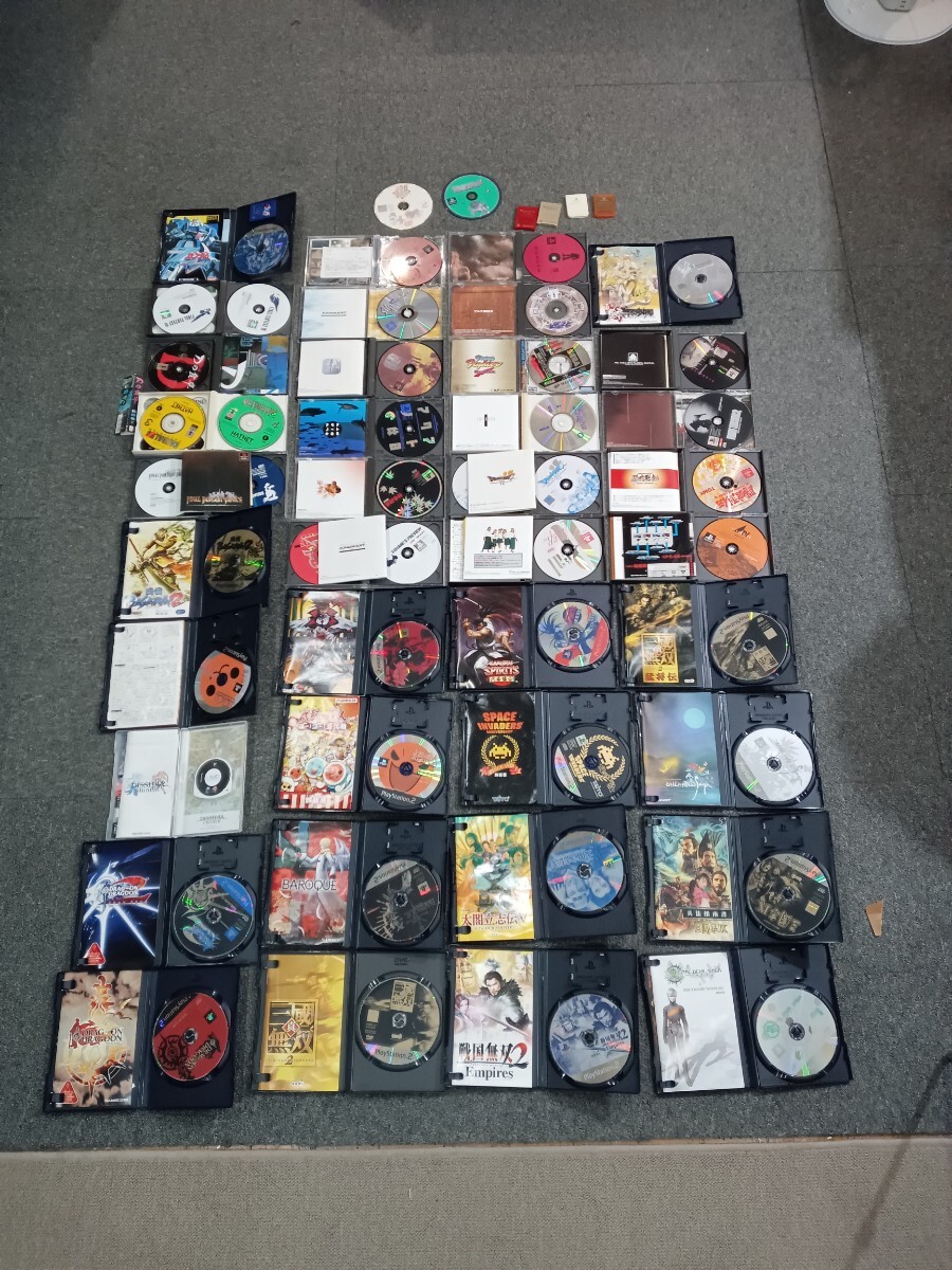 B0318-1【自宅保管品】ゲームソフトおまとめ ガンダム/三国無双/太鼓の達人/戦国BASARA/ドラゴンクエスト/ファイナルファンタジー/Dの食卓
