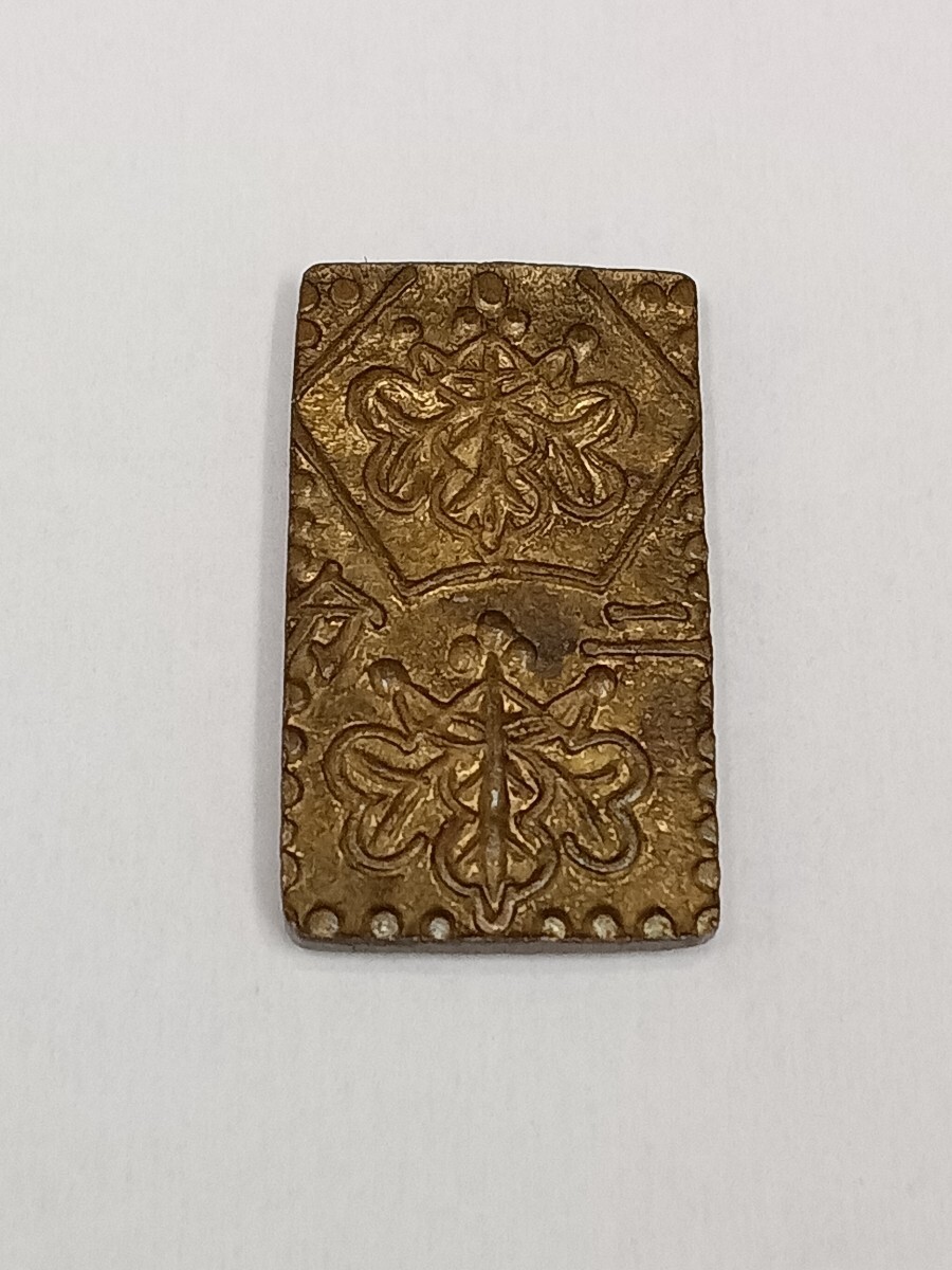 66011 明治二分判金 二分金 約2.25g 旧日本貨幣 古銭 コイン 古金銀 コレクション アンティーク 二分判金 〈自宅保管品〉