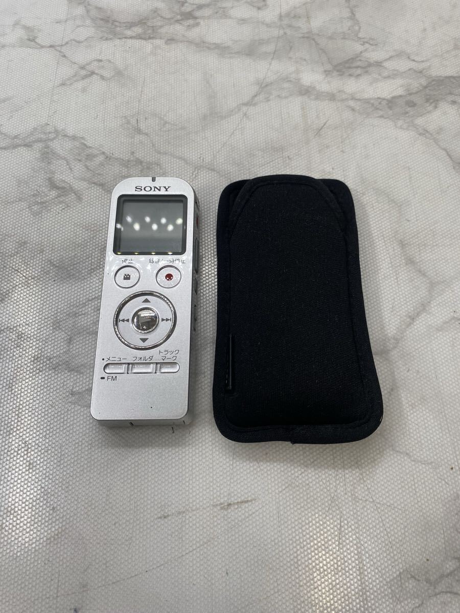 66053 SONY ソニー ICボイスレコーダー ICD-UX534F FMラジオ 専用キャリングケース付