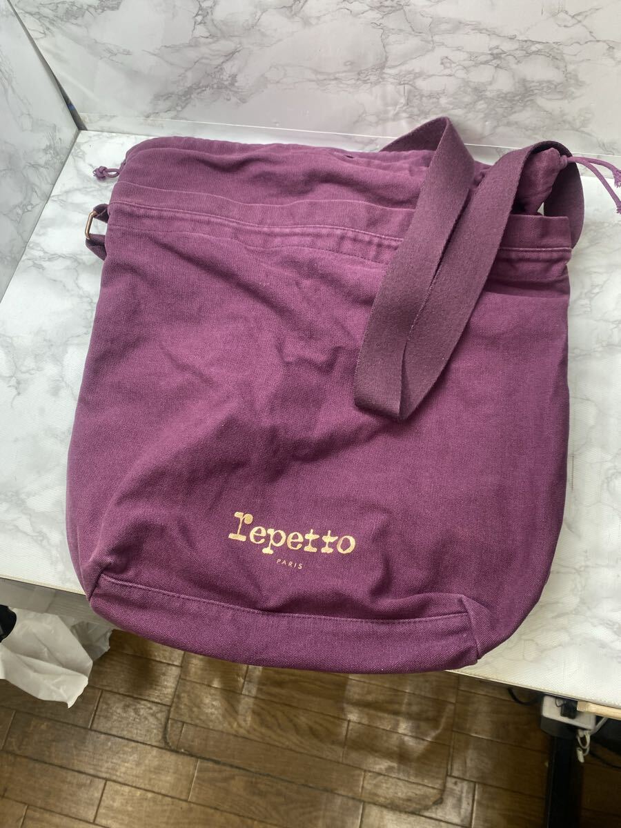 66122 レペット/REPETTO ショルダーバック 紫色系〈自宅保管品〉