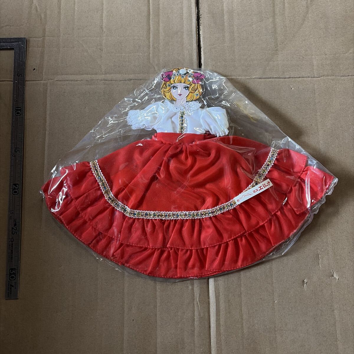 未開封新品　デッドストック　倉庫保管品　レトロ　当時物　オーイケ　香りのファッション　ミスエリーナ　ドレス　赤　レッド