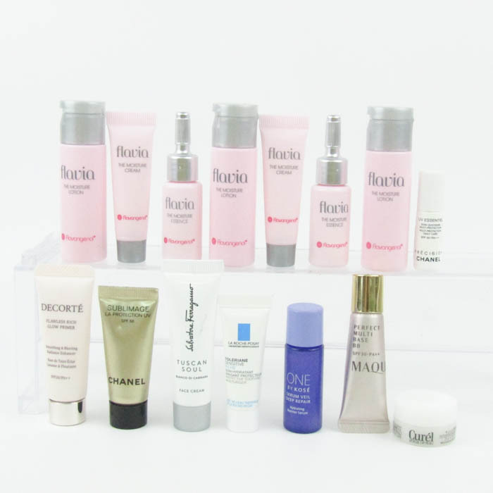 シャネル フェラガモ マキアージュ他 日やけ止め 化粧下地 化粧水など 15点セット コスメ まとめて 大量 PO レディース