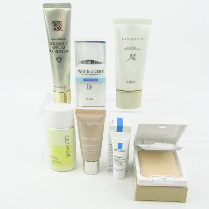 ジェミーネフェルタリ リベスト ラロッシュポゼ他 化粧下地 ファンデーションなど 7点セット コスメ まとめて 大量 CO レディース