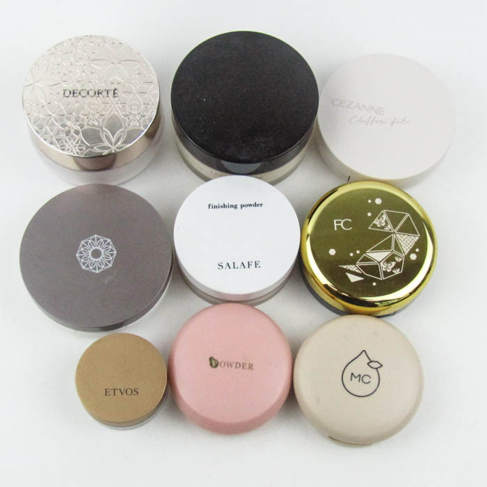 コスメデコルテ エトヴォス他 ファンデーション フェイスパウダーなど 9点セット コスメ まとめて 大量 CO レディース