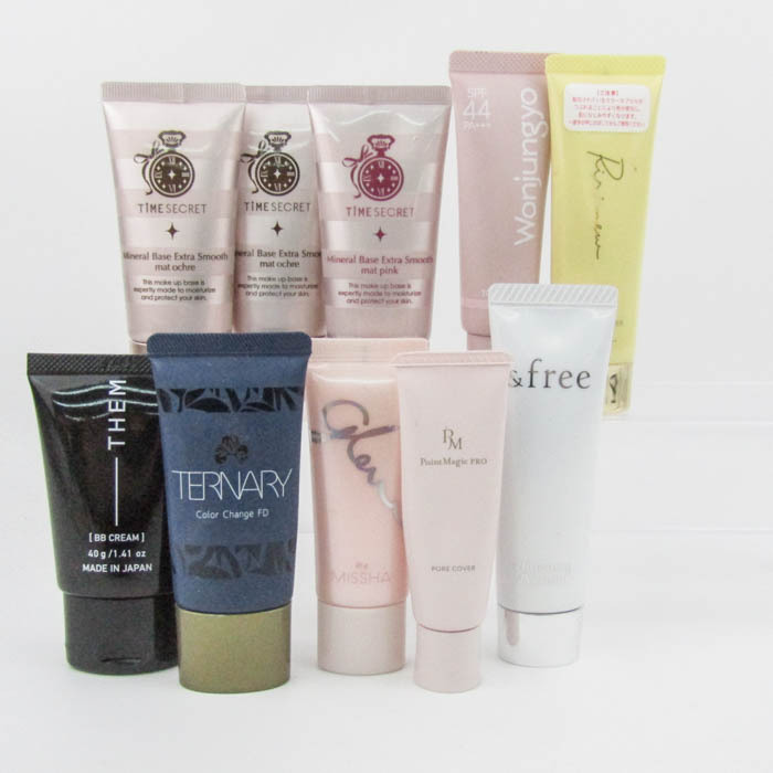 黒龍堂 ミシャ タイムシークレット他 化粧下地 ファンデーションなど 10点セット コスメ まとめて 大量 CO レディース