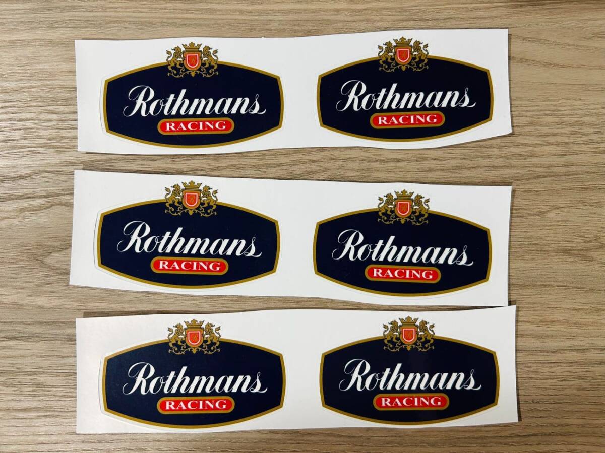 ★アウトレットセール★新品 MotoGP RACING NSR ロスマンズ Rothmans 9 cm レーシング ステッカー シール デカール アクセサリー