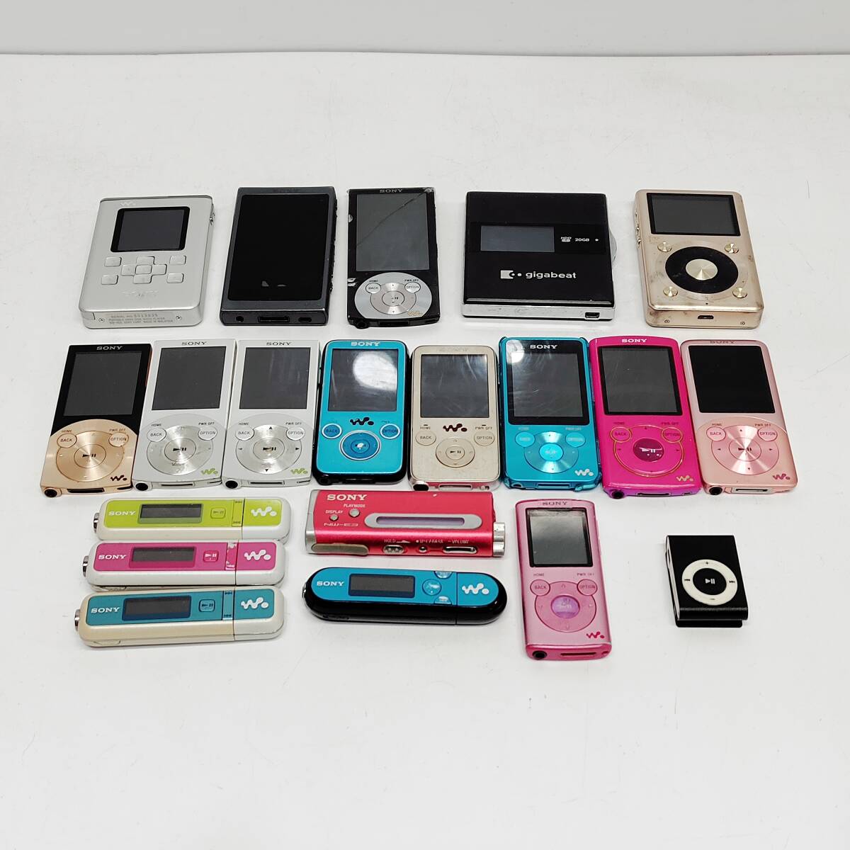 ●ソニー 他 mp3プレーヤー SONY まとめ売り20点 ウォークマン 東芝 FiiO WALKMAN 音楽 再生 S5033