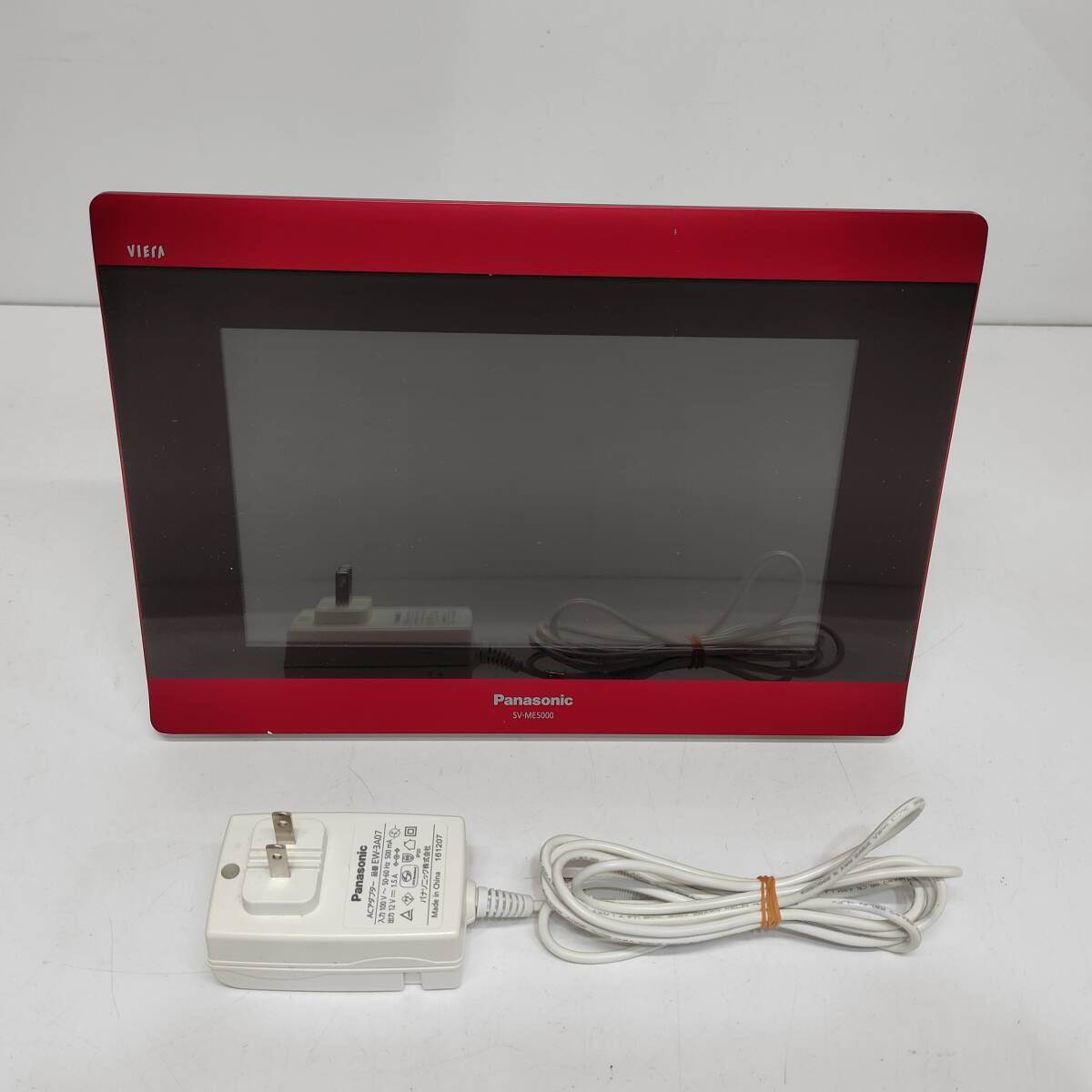 ●パナソニック SV-ME5000 ポータブル地上デジタルテレビ Panasonic ルージュレッド VIERA 10V型 液晶 ビエラ 防水 M2490