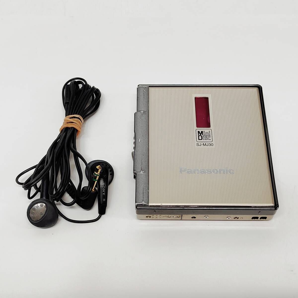 ●パナソニック SJ-MJ30 ポータブルMDプレーヤー Panasonic 日本製 PORTABLE PLAYER 音楽 再生 音響機器 N1168