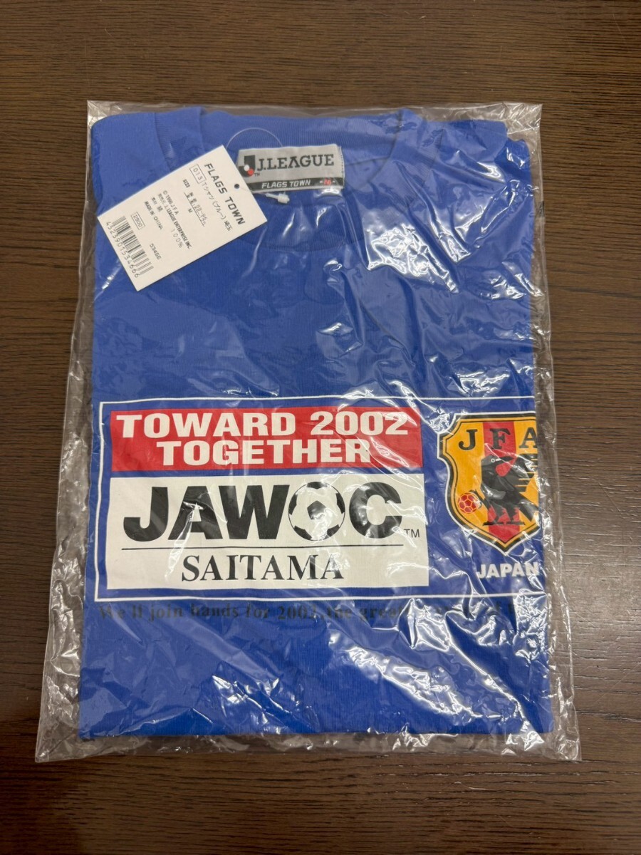 ★ 未着用 2002年 日韓ワールドカップ 埼玉県会場 関連記念Tシャツ サッカー 当時物 Mサイズ