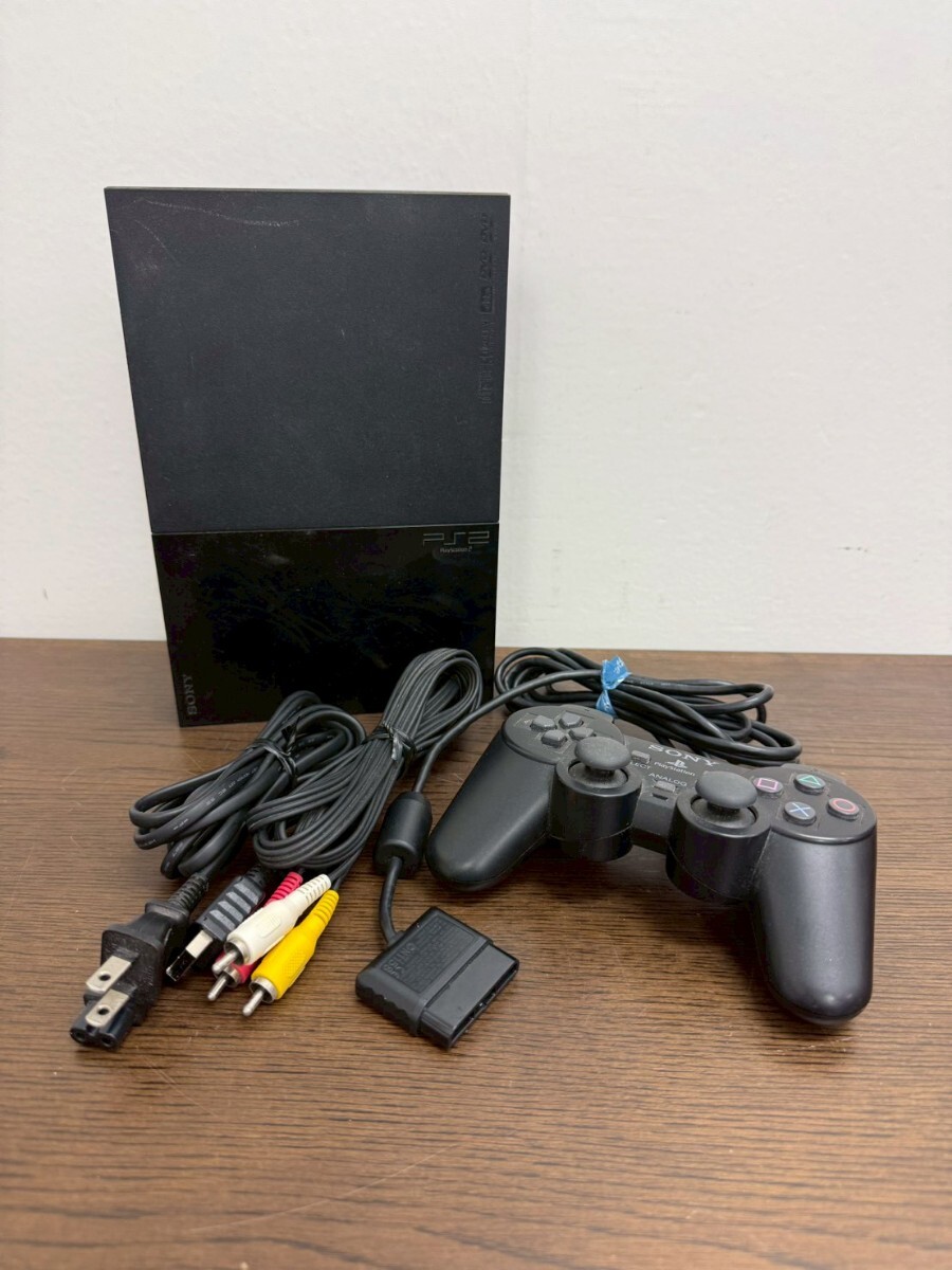 I★ 難アリ SONY PlayStation2 本体 SCPH-90000 チャコールブラック PS2 ソニー プレイステーション2