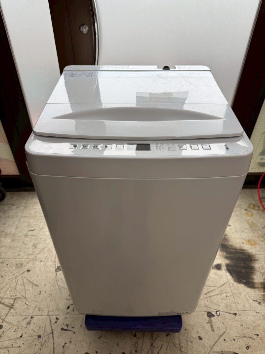 ★ 2025年製 中古 Hisense ハイセンス 7㎏ 水流シャワーにより立体水流で洗浄力UP 洗濯機 HW-K70J