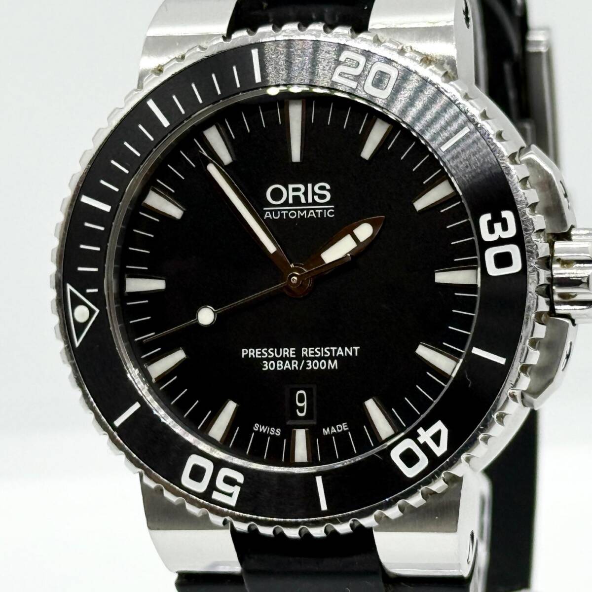 ORIS オリス ダイバー 7653-04 ブラック AT メンズ デイト 腕時計