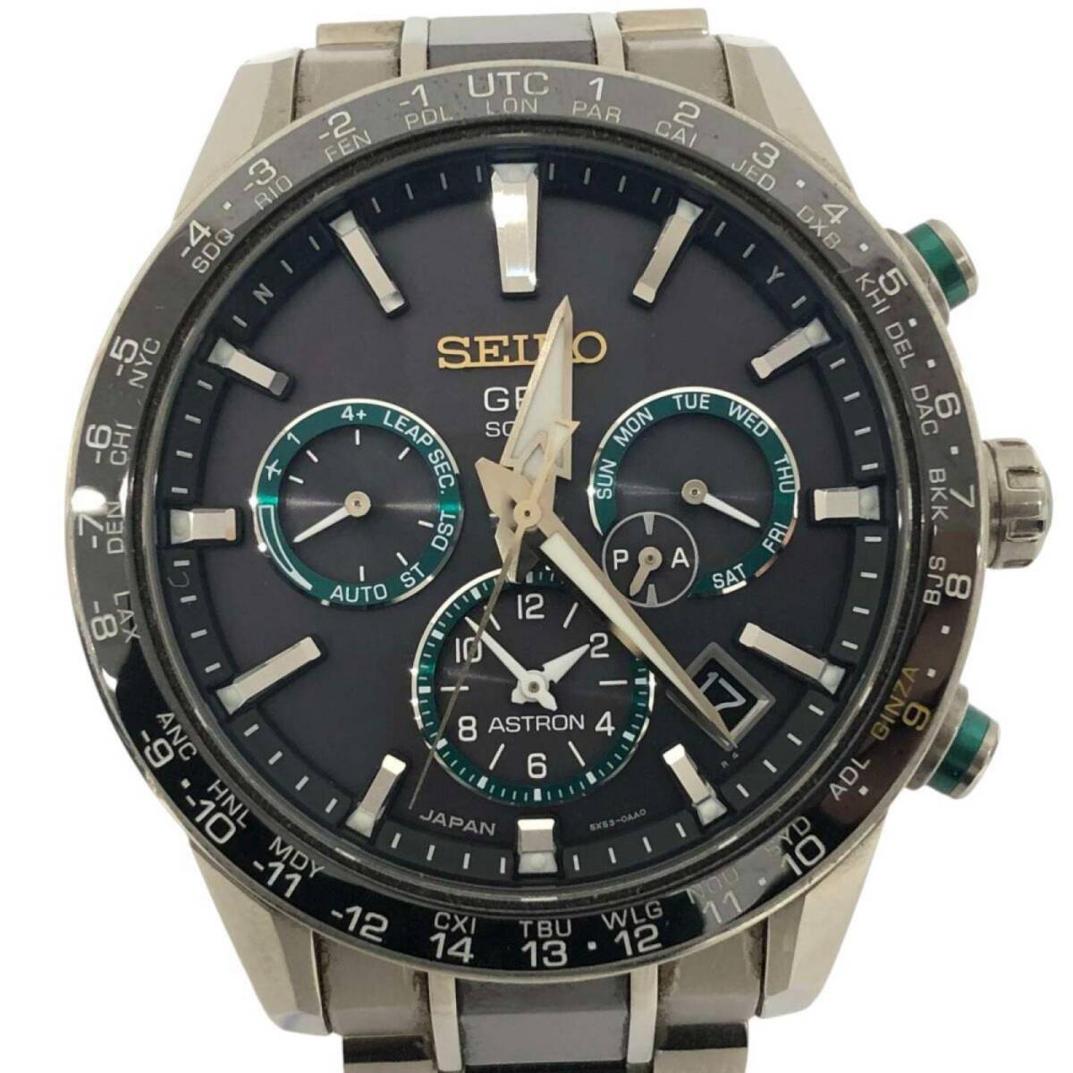 SEIKO セイコー アストロン 銀座地区限定 5X53-0AM0 300本限定 21/300 SBXC025 グレー ソーラー メンズ 腕時計