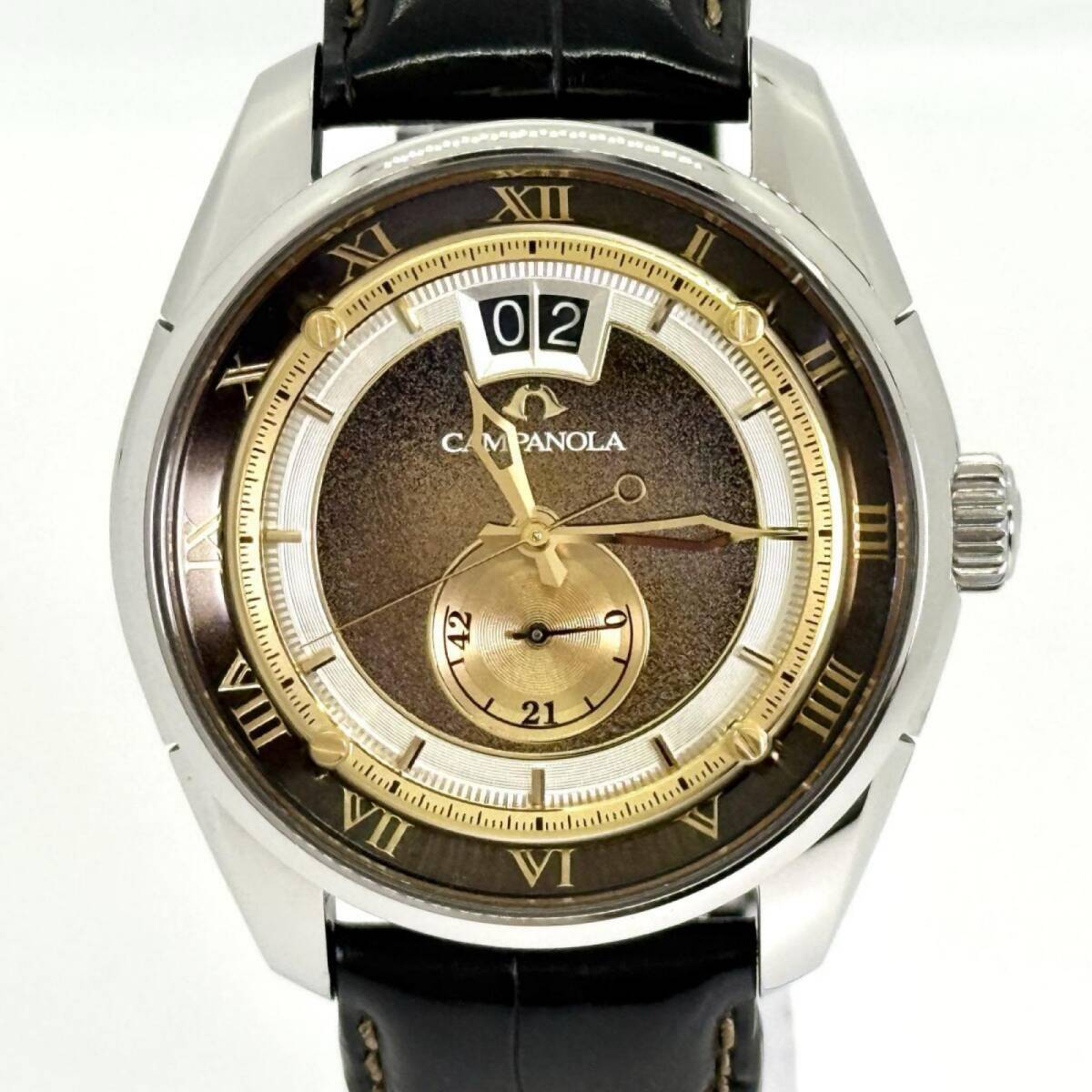 CITIZEN シチズン 未使用保管品 CAMPANOLA カンパノラ 限定モデル 彩鸞（さいらん）会津漆 7N1000005 NZ0000-15P ブラウン メンズ 腕時計