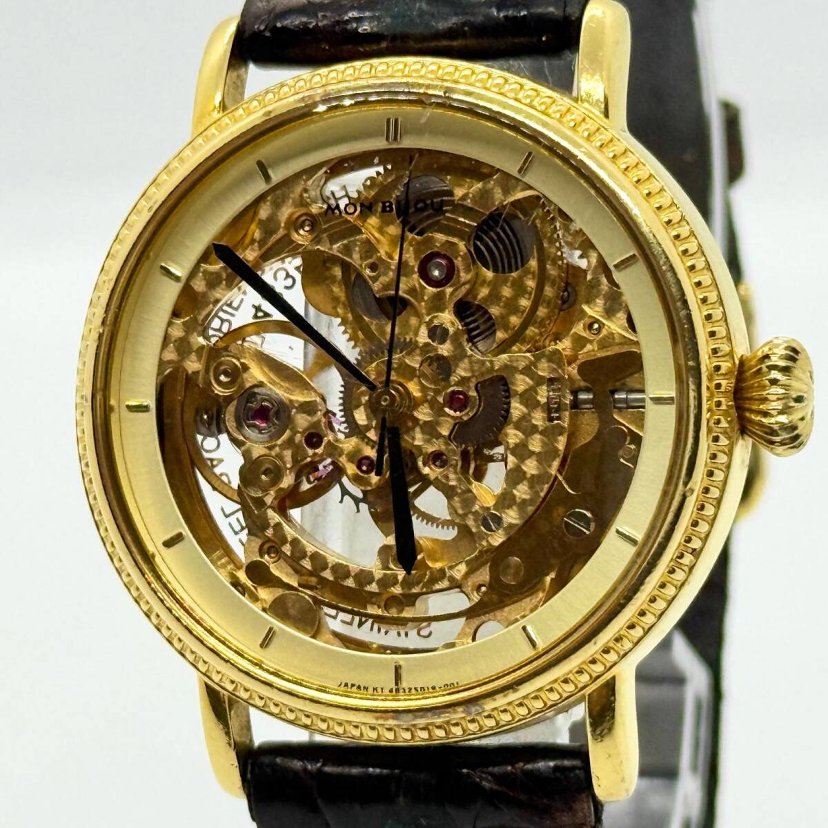 ORIENT オリエント モンビジュ 483501-90CS クリア 手巻き ユニセックス 腕時計