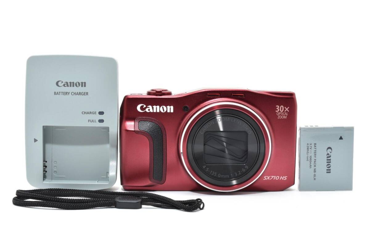 Canon キヤノン PowerShot SX710 HS レッド /2863 動作OK 返金保証