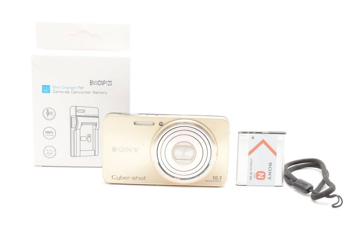 SONY ソニー Cyber-shot DSC-W570 ゴールド /2889動作OK 返金保証