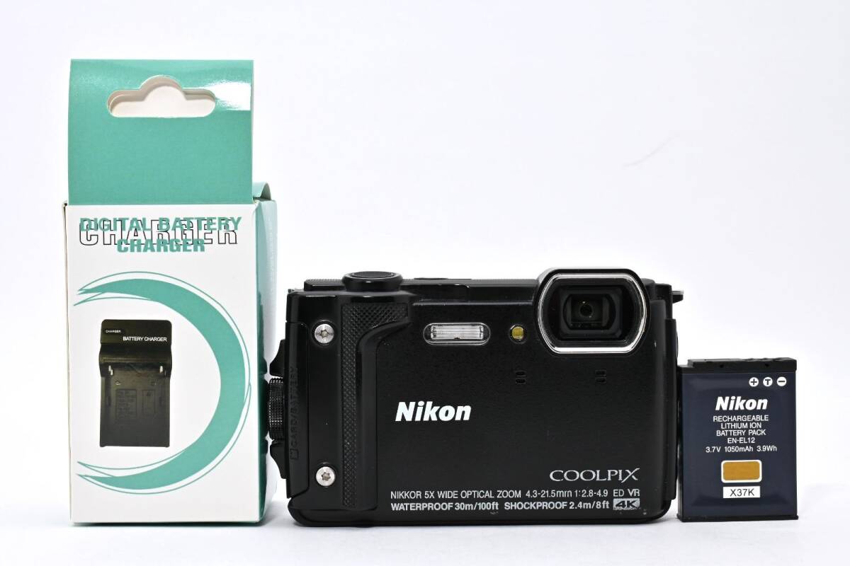 Nikon ニコン COOLPIX W300 ブラック /2910動作OK 返金保証