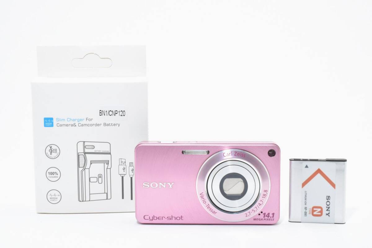 SONY ソニー Cyber-shot DSC-W350 ピンク /2929動作OK 返金保証