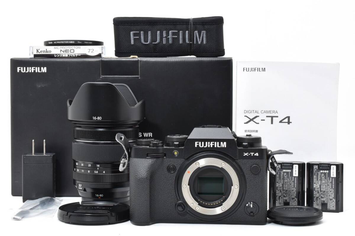ショット数661枚 FUJIFILM 富士フイルム X-T4 /2932 動作OK 返金保証レンズキット 元箱