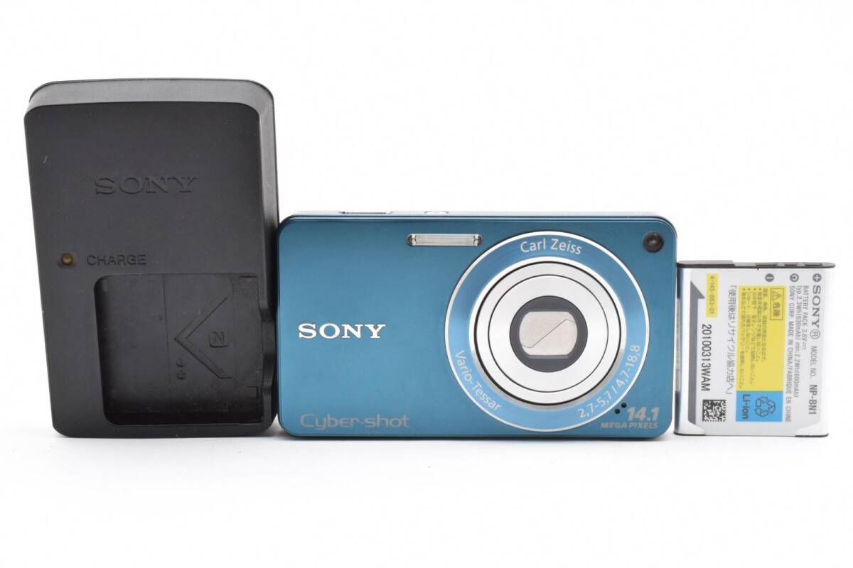 SONY ソニー Cyber-shot DSC-W350 ブルー /2949動作OK 返金保証