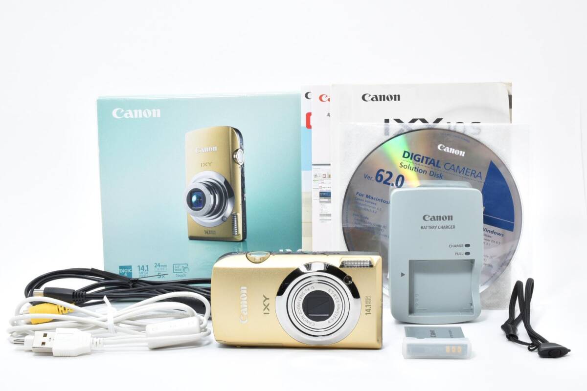 Canon キャノン IXY 10S PC1467 ゴールド 元箱 /2953動作OK 返金保証