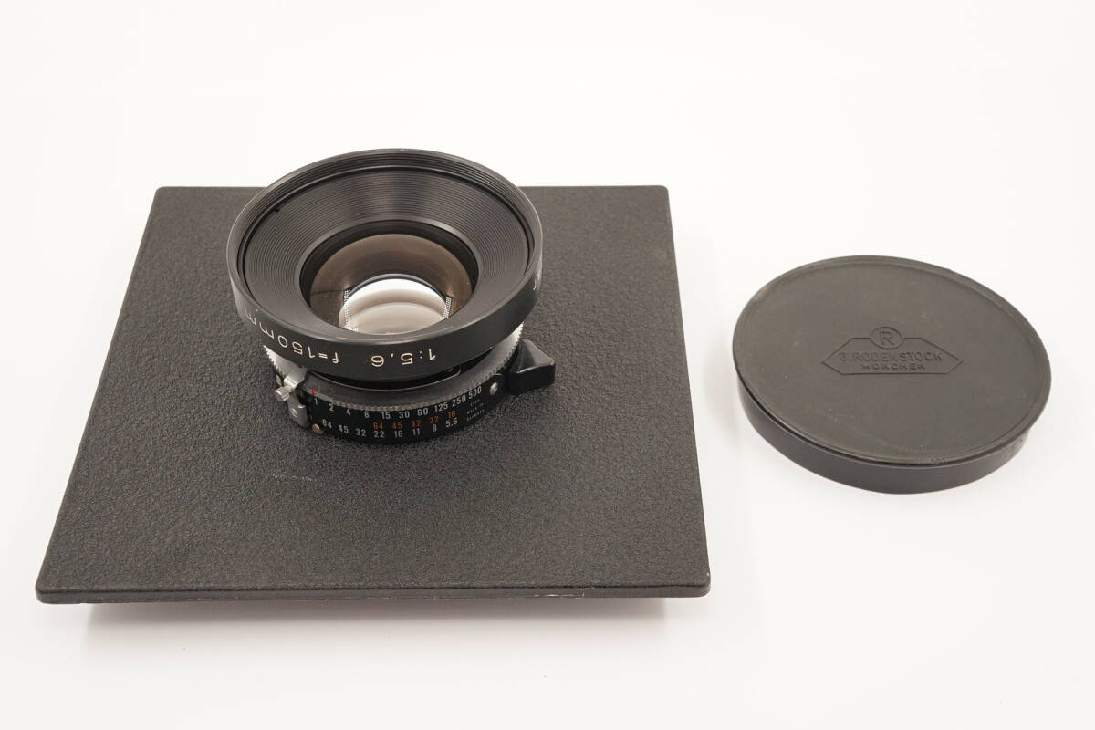 r-1●売り切り●Rodenstock Sironar 150mm F5.6 COPAL No.0 SINAR●ローデンシュトック シロナー ジナー レンズボード●現状品●