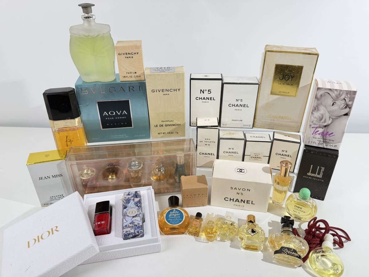 【3/0R】 香水 ブランド香水 CHANEL BVLGARI DIOR シャネル フレグランス ジャンク まとめ