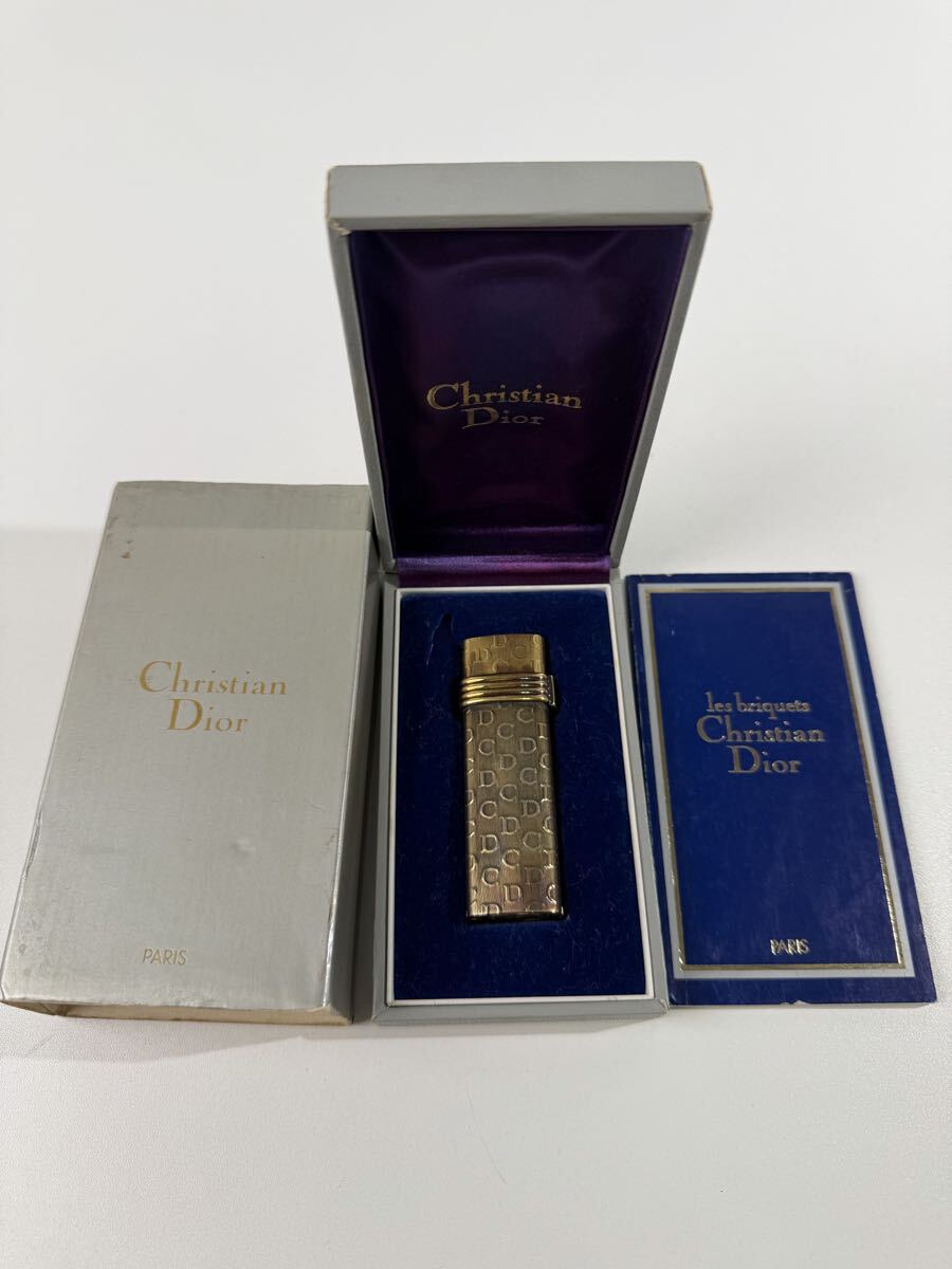 【3/30AP】 Dior Christian クリスチャンディオール ディオール ライター ガスライター 着火未確認